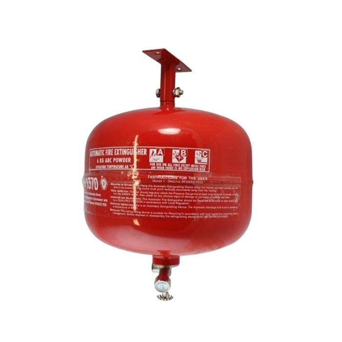 6kg Automatic ABC Dry Powder Fire Extinguisher (Ceiling & Wall Mount)