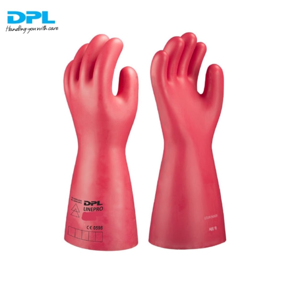 DPL Linepro 1000 Volts Electrical Insulated Rubber Gloves (Class 0)