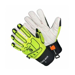 Heavy-duty TPR impact defense, oil-resistant grip, and Hi-Viz safety.