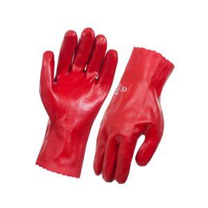 Buy PVC Coated Safety Gloves at Zeroxh Chemicals. Waterproof, oil-resistant, and textured grip. Ideal for industrial cleaning.