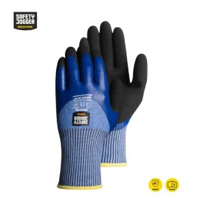 Buy Safety Jogger Protector 4X44C Gloves at Zeroxh Chemicals. Double nitrile coating, Level C cut resistance, and maximum puncture protection.