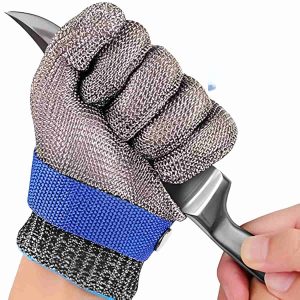 Buy Stainless Steel Mesh Safety Gloves at Zeroxh Chemicals. Level 5 cut protection, food-grade 316L steel, and adjustable fit. Maximum safety.